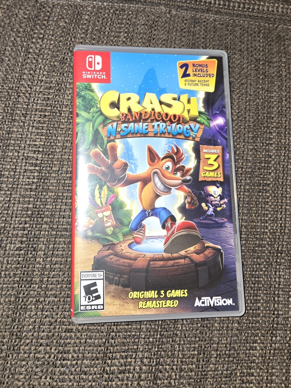Nintendo Switch Crash Bandicoot N. Sane Trilogy - Red and Blue Cover